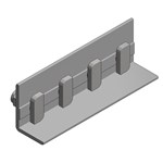 Fotovoltage - verbindings- en bevestigingselementen Van der Valk Coupling piece for Side++ profile